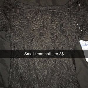 Cropped off the shoulder shirt